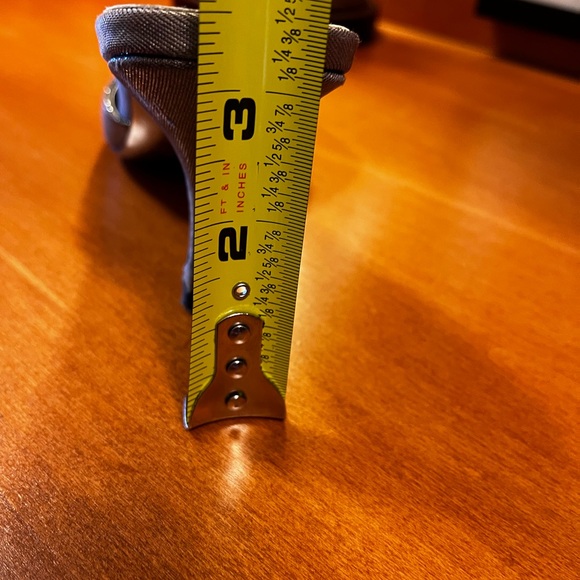 Prada Vintage HH Silver Lame Open Toe Slides Shoes S 10 - Picture 6 of 9